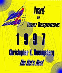 Listener Response Award 1997 for The Rat's Nest